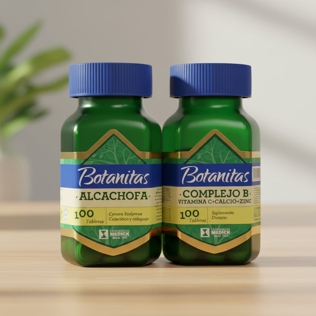 Suplemento Alcachofa Botanitas +complejo B Natural