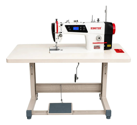 Maquina De Coser Industrial Plana Mecatrónica Kingter Kt D3a