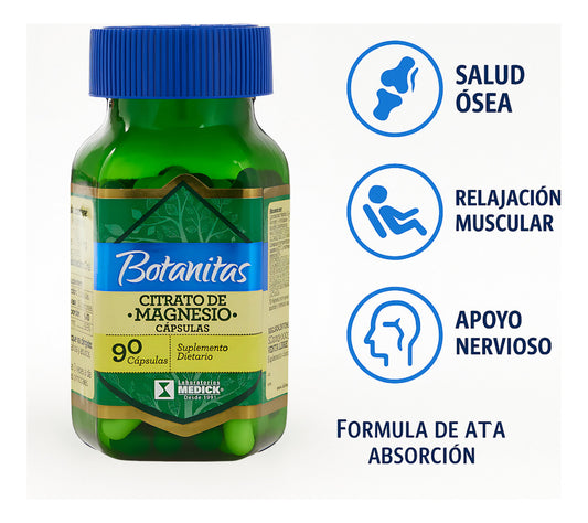 Citrato De Magnesio X6 Botanita Natural