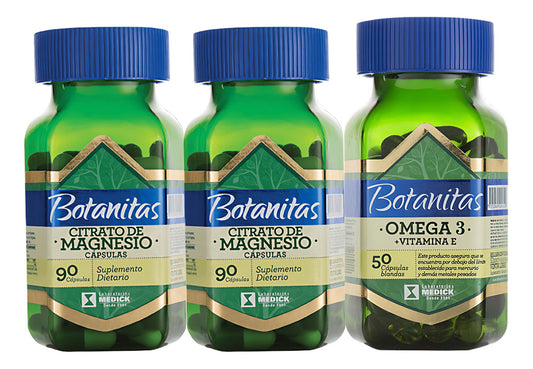 Promo X2 Citrato De Magnesio + Omega 3 50 Capsulas