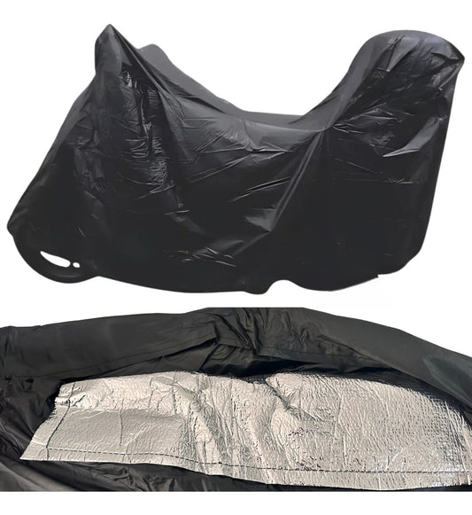 Carpa Moto Con Maletero Pijama Argolla Metalica Anti Robo Xl
