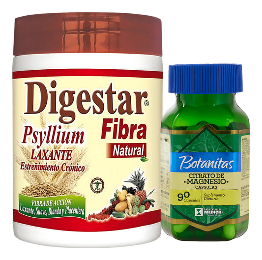 Digestar Fibra Y Citrato De Magnesio Natural