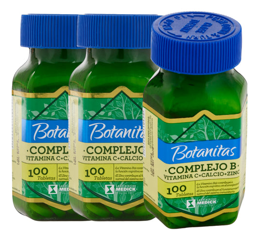 Complejo Vitaminas B1 B2 B6 B12 Natural