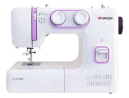 Máquina De Coser Familiar Union Un300 24 Puntadas Morado