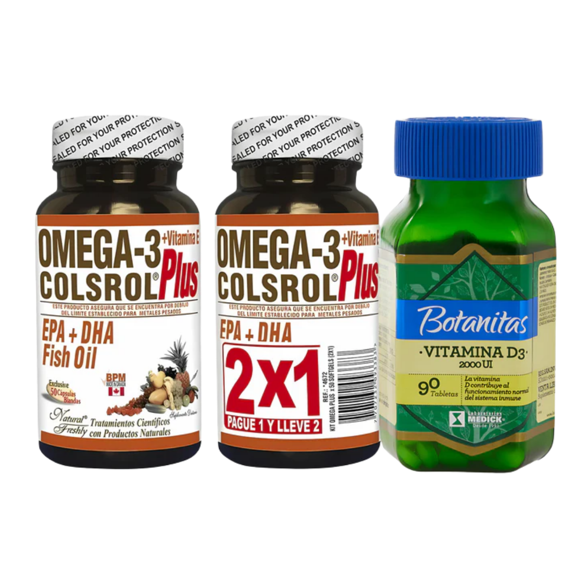 Omega 3 Colsrol  Plus Y Vitamina D3