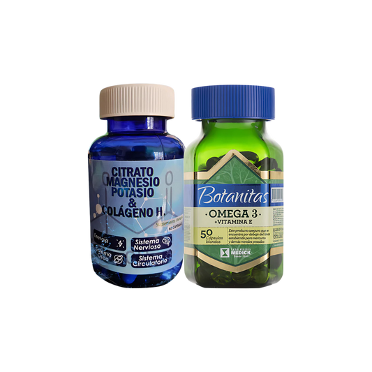 Magnesio Potasio Colágeno Omega 3