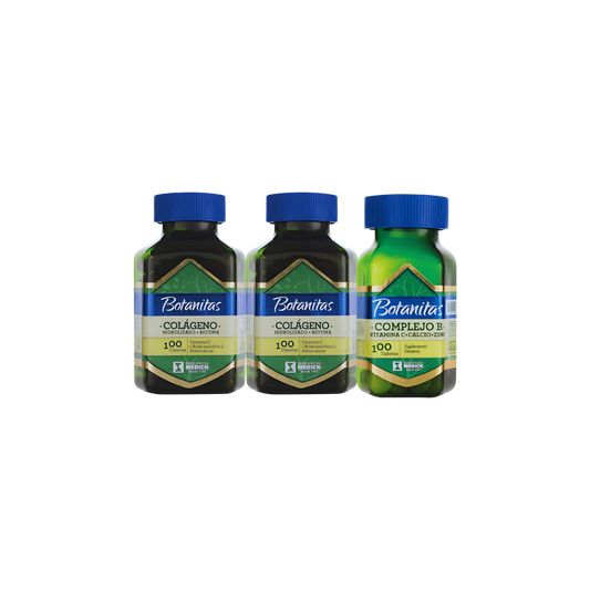 Promo X 2 Colágeno Hidrolizado Biotina + Complejo B Calcio Zinc
