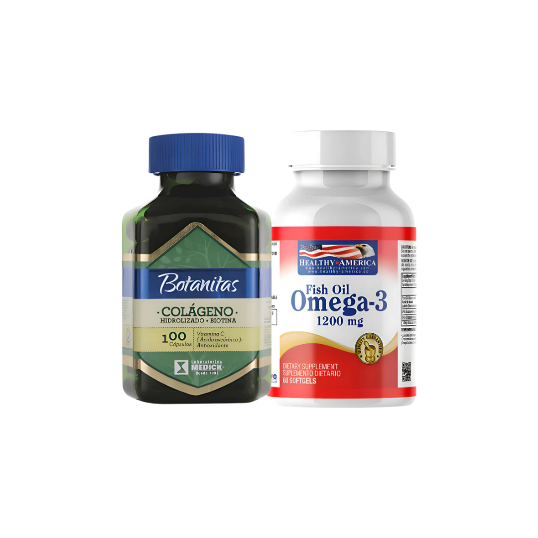 Healthy America Omega 3 Y Colageno Natural