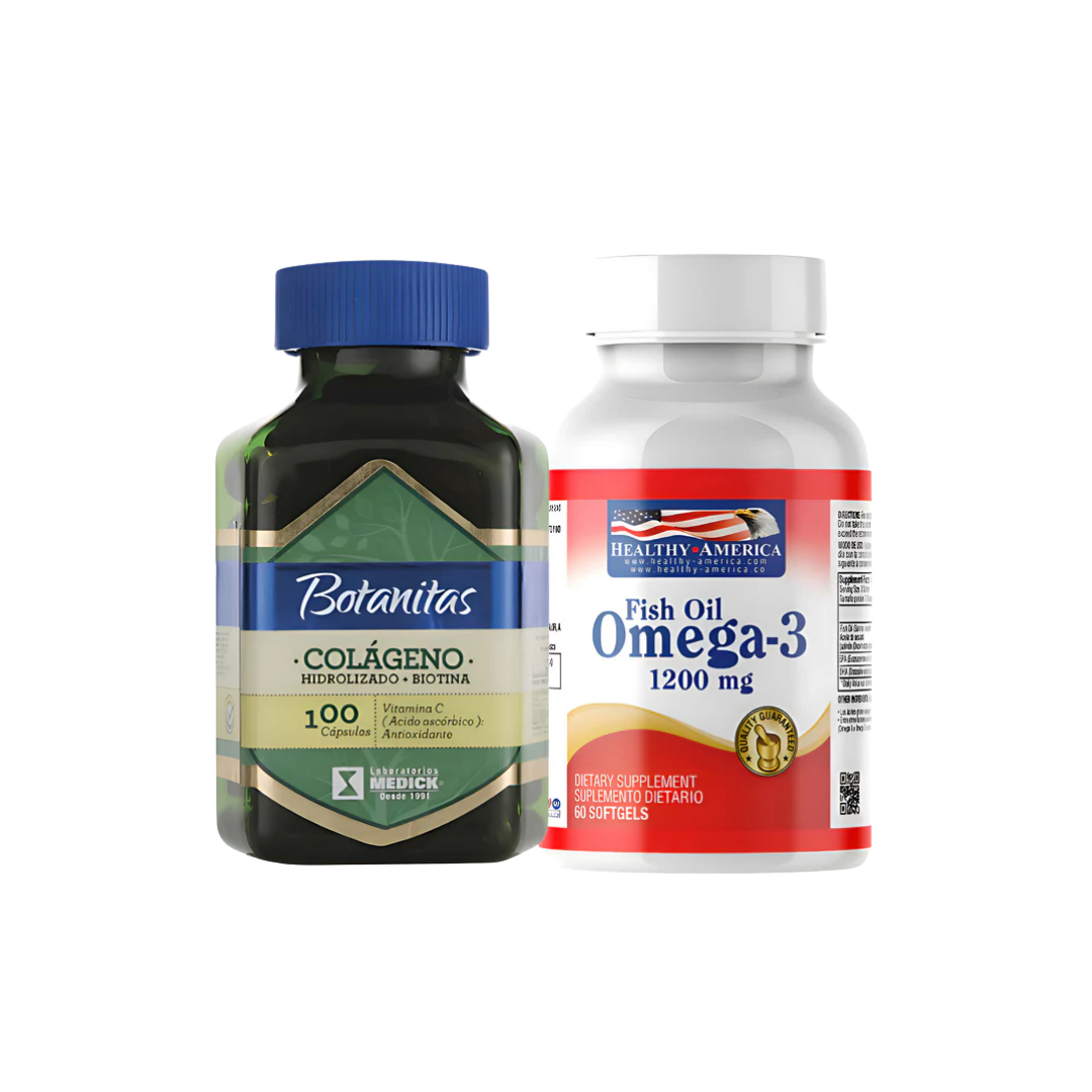 Healthy America Omega 3 Y Colageno Natural