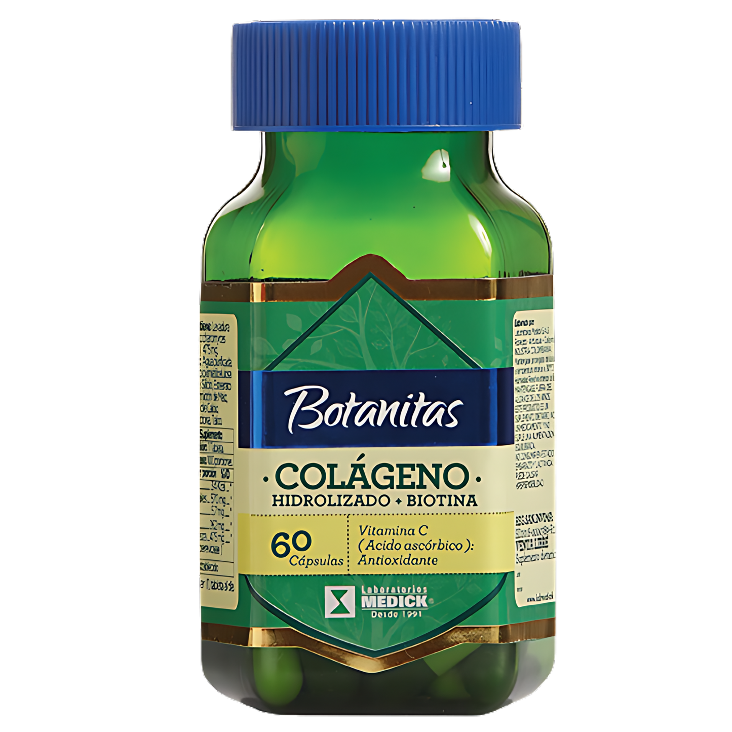 Colageno Hidrolizado + Biotina Botanitas 60 Capsulas