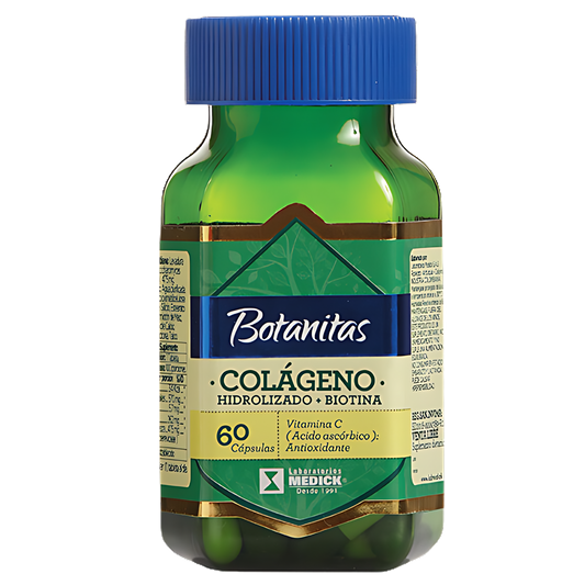 Colageno Hidrolizado + Biotina Botanitas 60 Capsulas