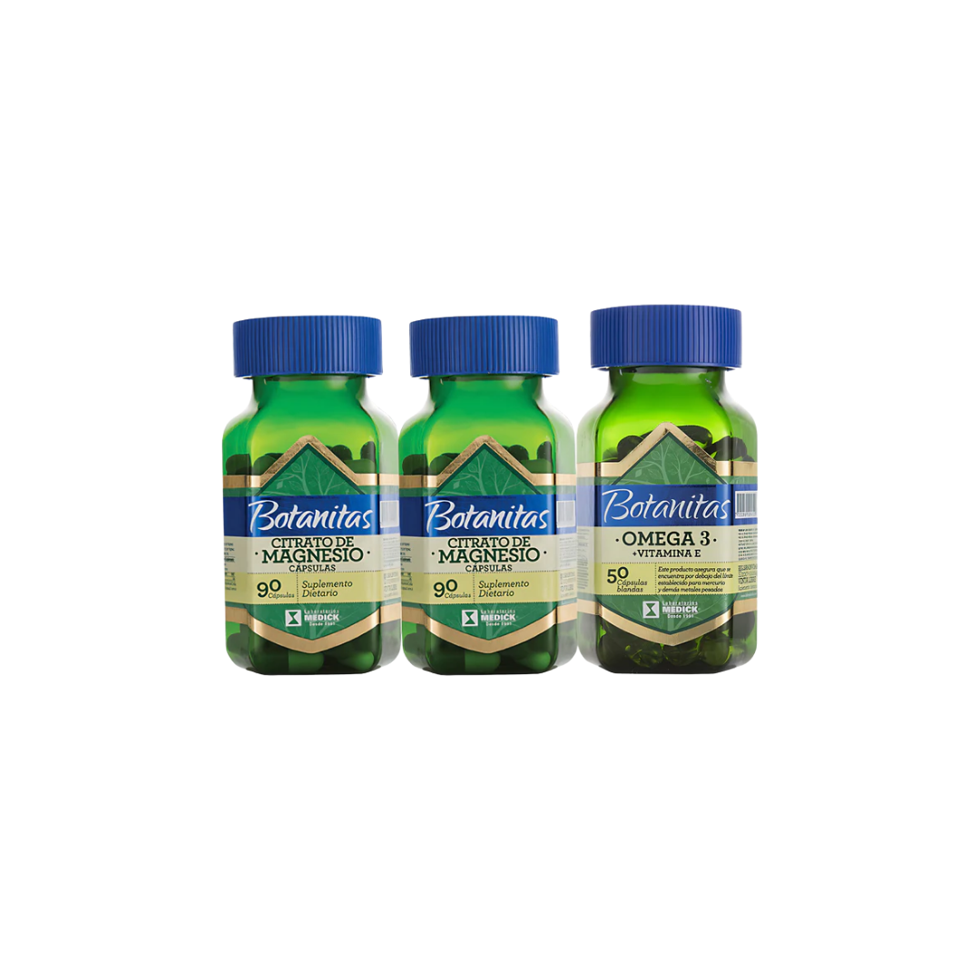 Promo X2 Citrato De Magnesio + Omega 3 50 Capsulas