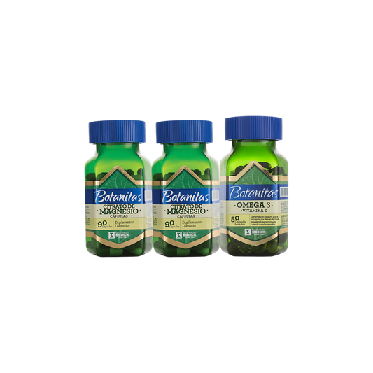 Promo X2 Citrato De Magnesio + Omega 3 50 Capsulas