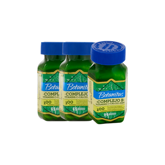 Complejo Vitaminas B1 B2 B6 B12 Natural