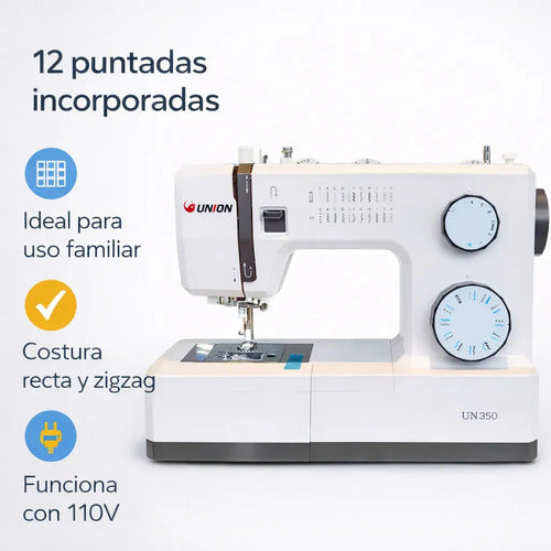Union Un-350 Máquina De Coser Familiar 110v