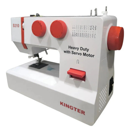 Máquina Familiar Kingter Heavy Duty 24 Puntadas Blanco 110v