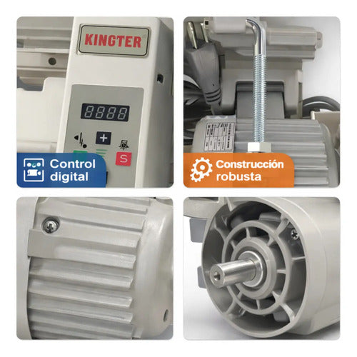 Motor Ahorrador Kingter Kt-730u 550w 110v 220v Maquina Coser