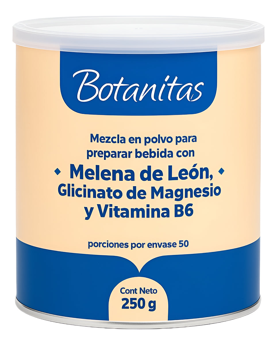Kit Melena De León Con Glicinato De Magnesio Y B6 250g Botanitas + Omega 3 Colsrol Plus Vitamina E 2x1 Natural Freshly  Memoria, Corazón, Colesterol