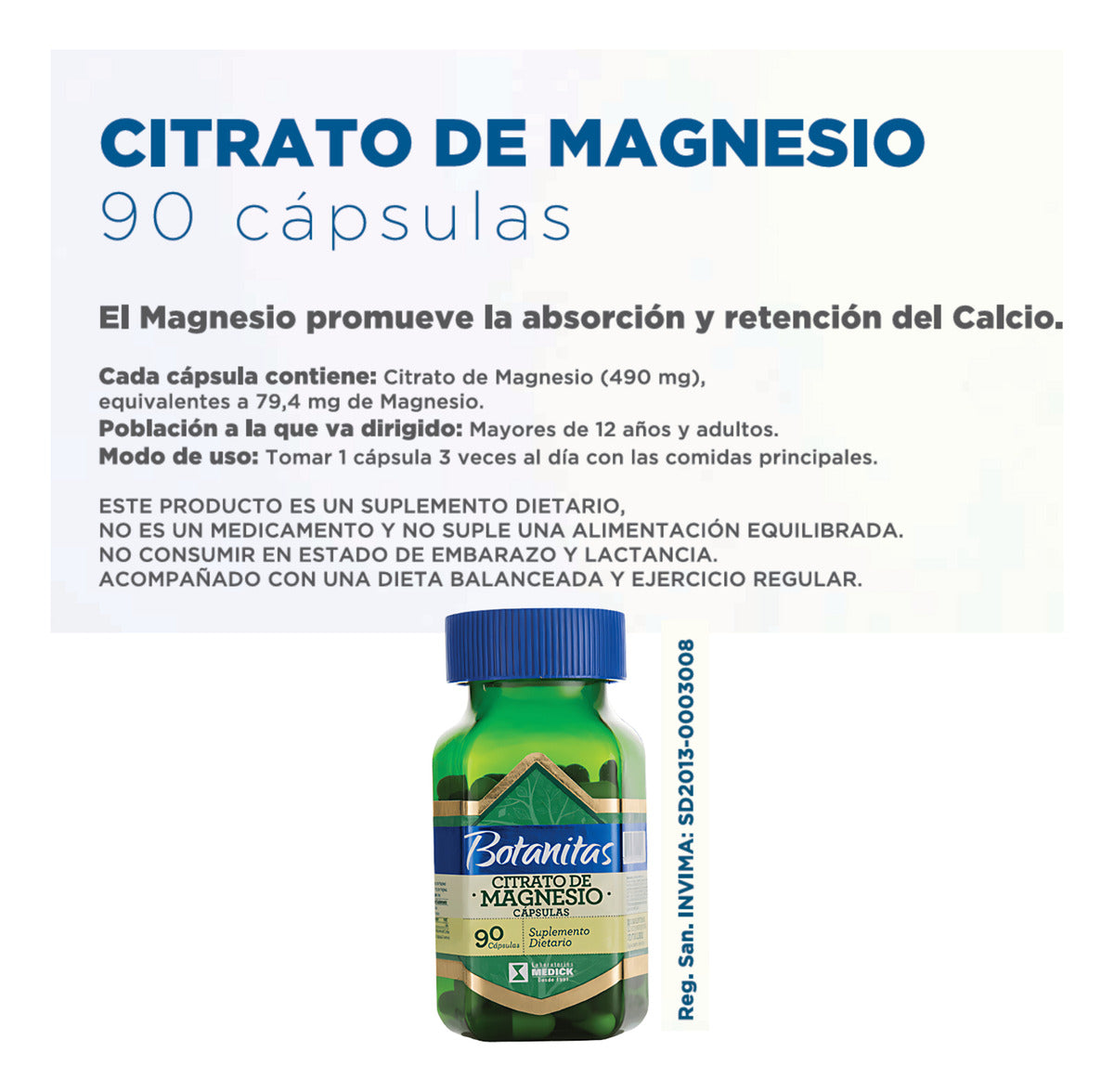 Omega 3 Healthy 30 Citrato De Magnesio Natural
