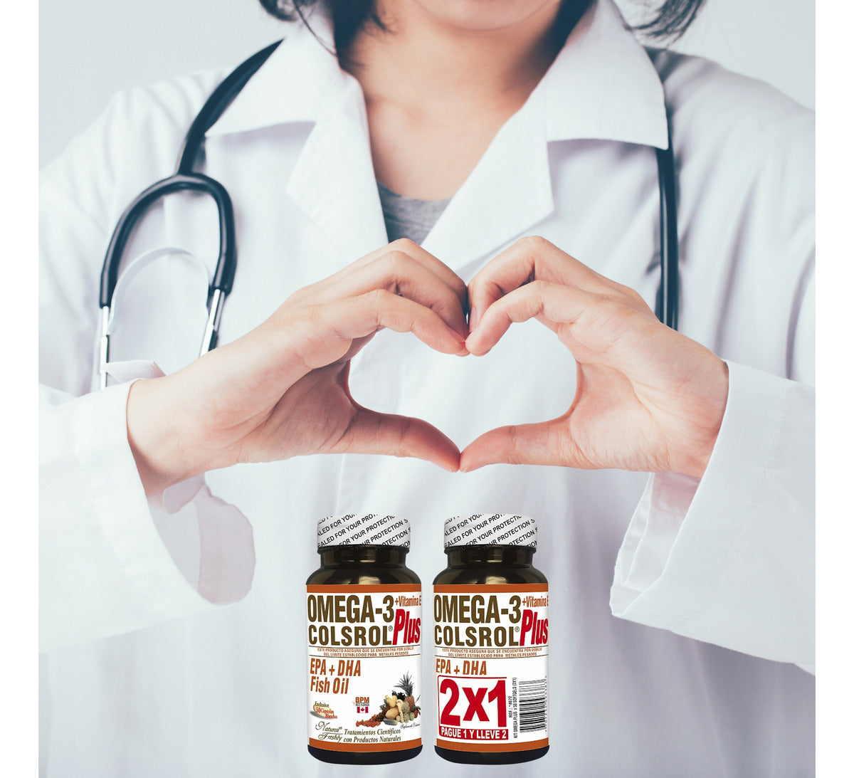 Omega 3 Colsrol  Y Colageno Hidrolizado Natural