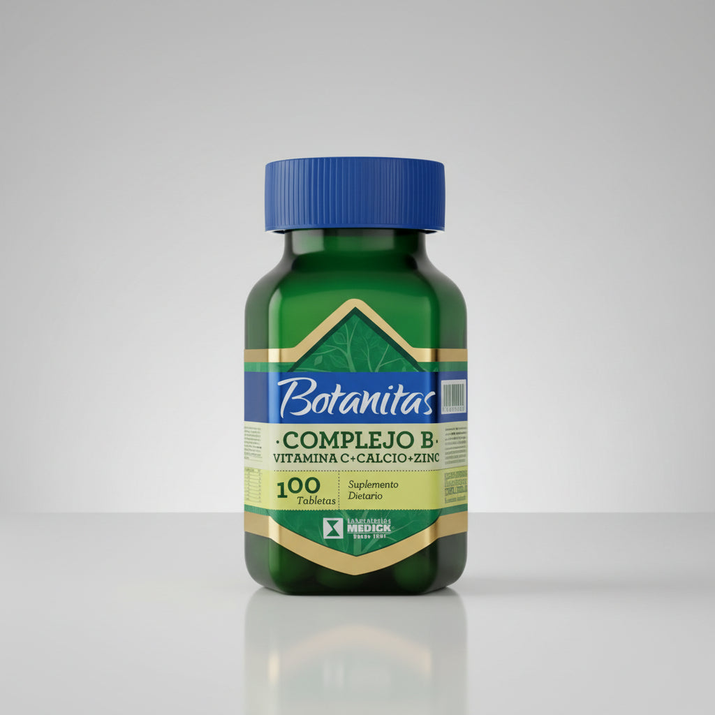 Complejo B Vitamina C Calcio Zi Natural