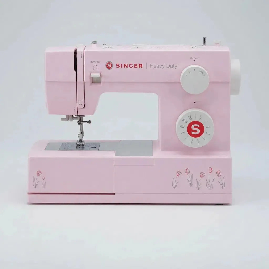 Máquina De Coser Singer Heavy Duty 4411 Rosada Familiar