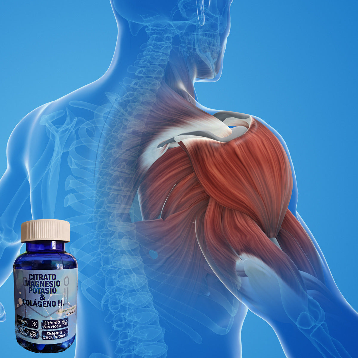 Magnesio Potasio Colágeno Omega 3