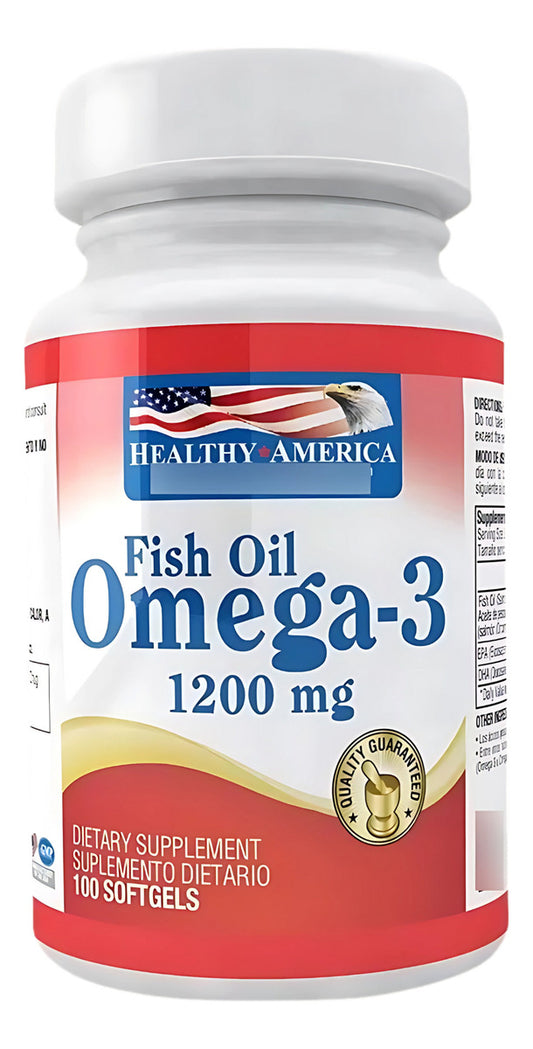 Omega 3 Fish Oil 1200mg X 100 Natural