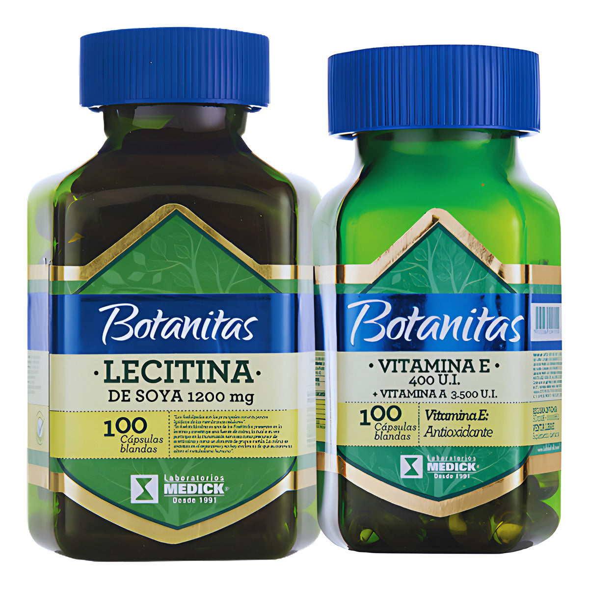 Lecitina De Soya 1200mg + Vitamina E Natural