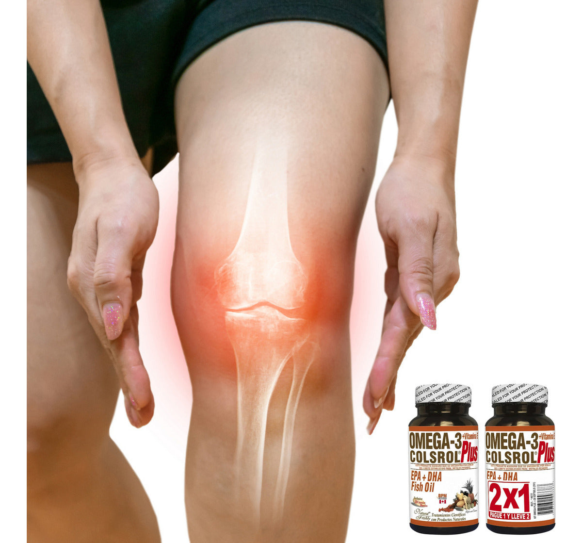 Omega 3 Colsrol  Y Colageno Hidrolizado Natural