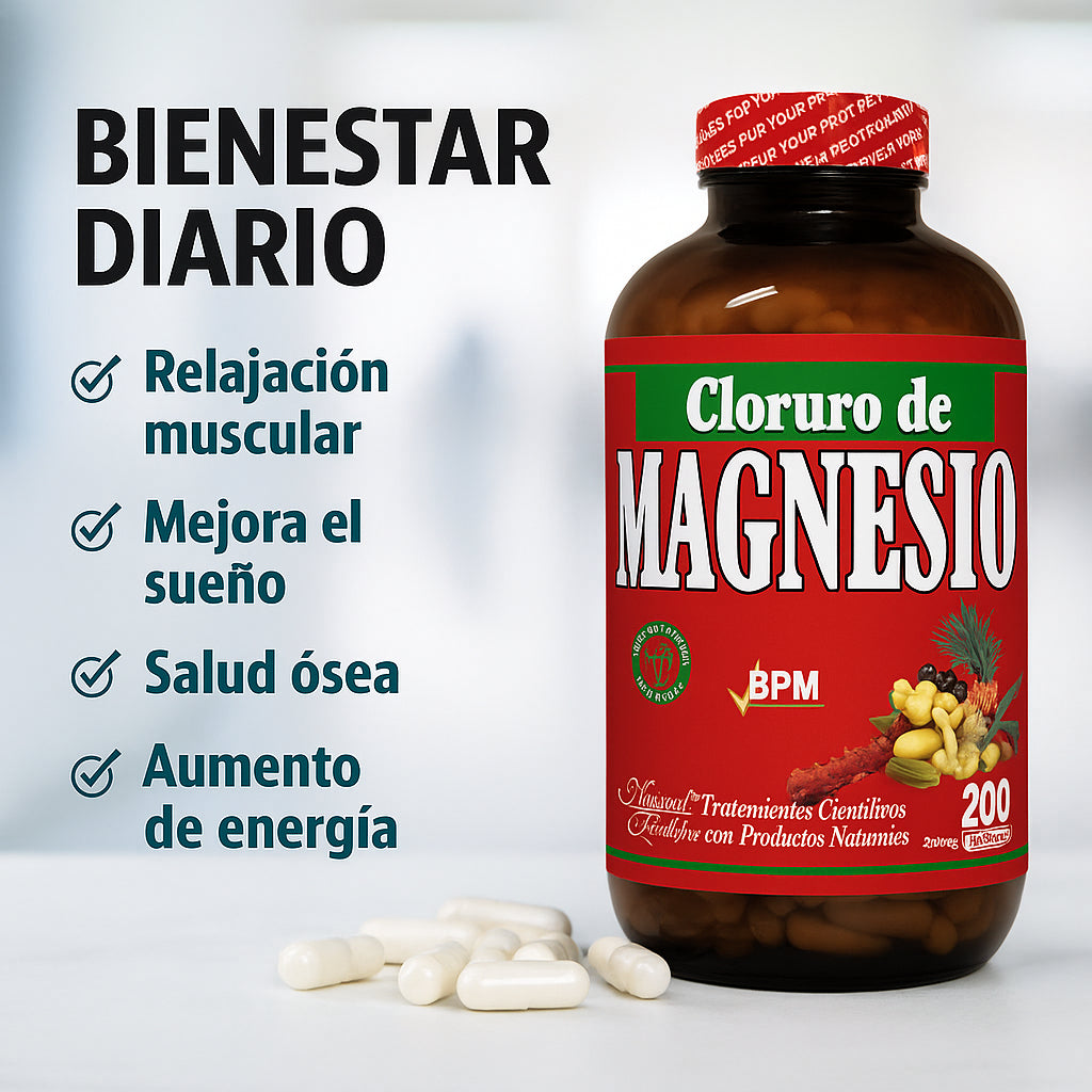Kit Cloruro Magnesio Y Complejo B Natural