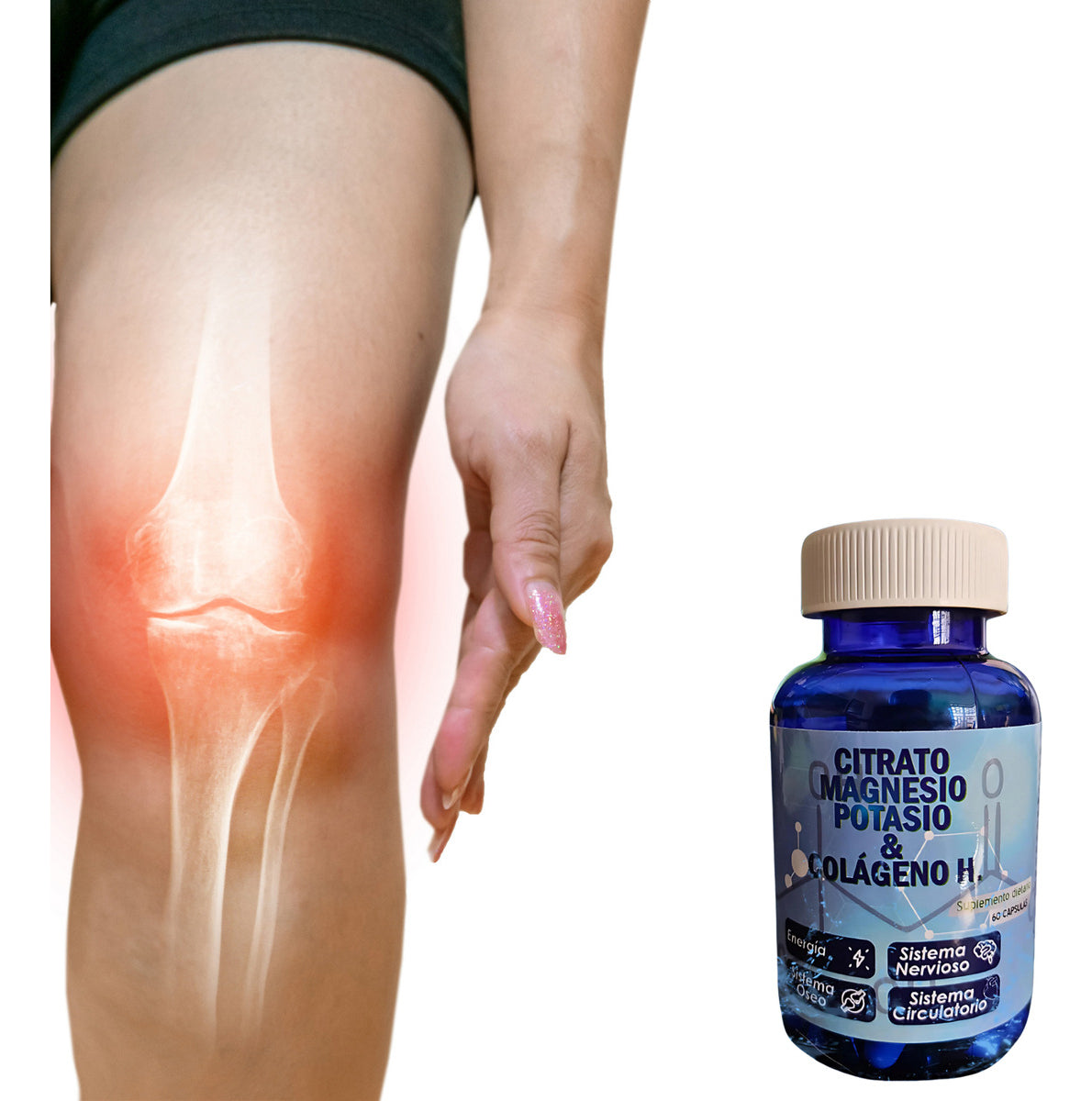 Magnesio Potasio Colágeno Omega 3
