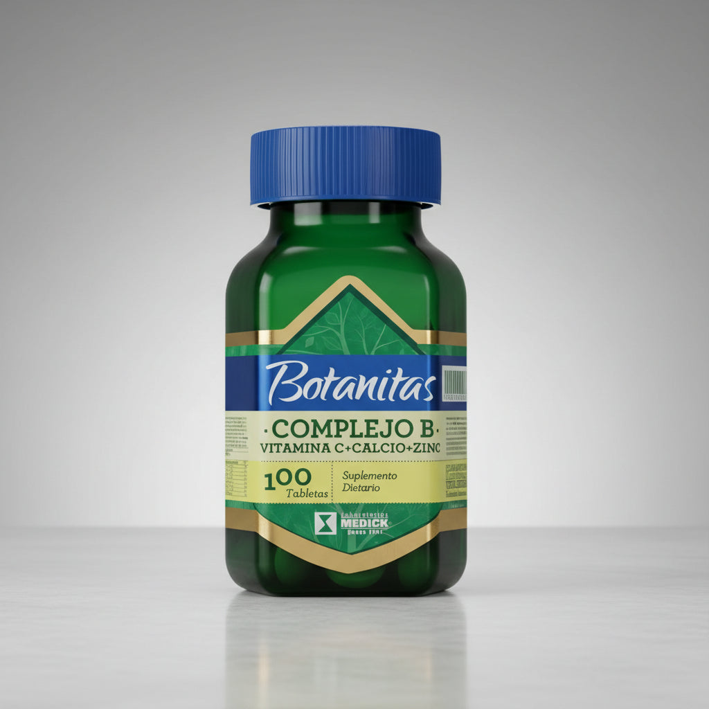 Complejo B Vitamina C Calcio Zi Natural
