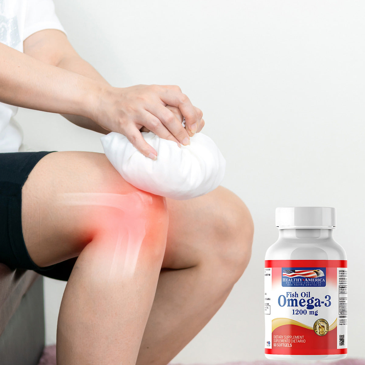 Omega 3 Healthy America + Vitamina C Natural