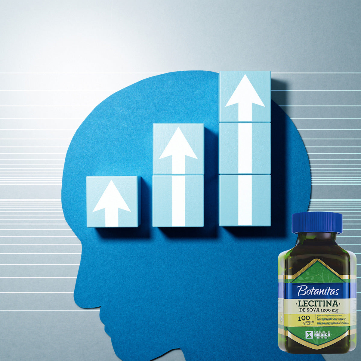 Lecitina de Soya 1200mg Botanitas Cápsulas Suplemento Nutricional