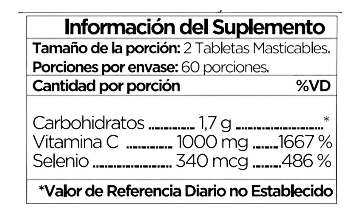 Vitamina C 500mg + Selenio Natural