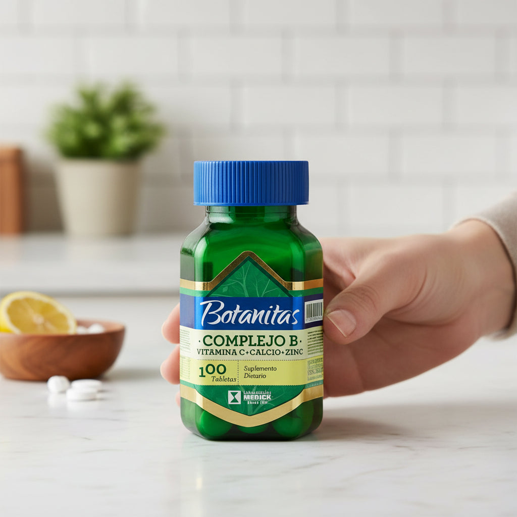 Complejo B Vitamina C Calcio Zi Natural