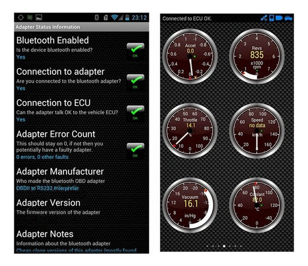 Escáner Diagnóstico Elm327 Automático Automotriz Bluetooth
