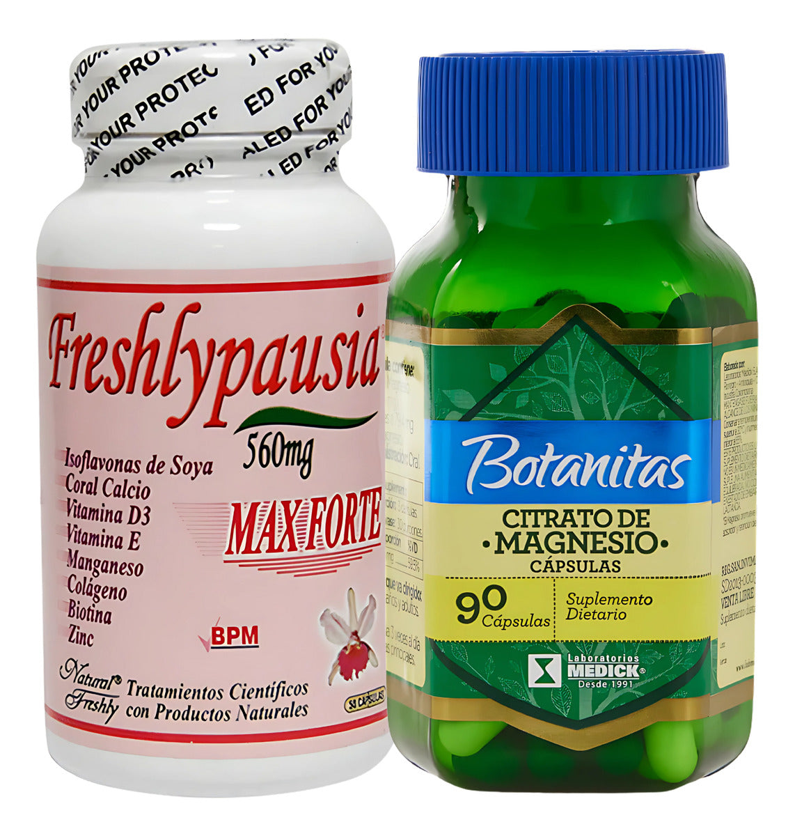 Suplemento Menopausia Freshlypausia Y Citrato De Magnesio
