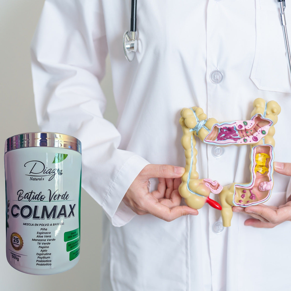 Colon Natural Batido Verde X2 Natural