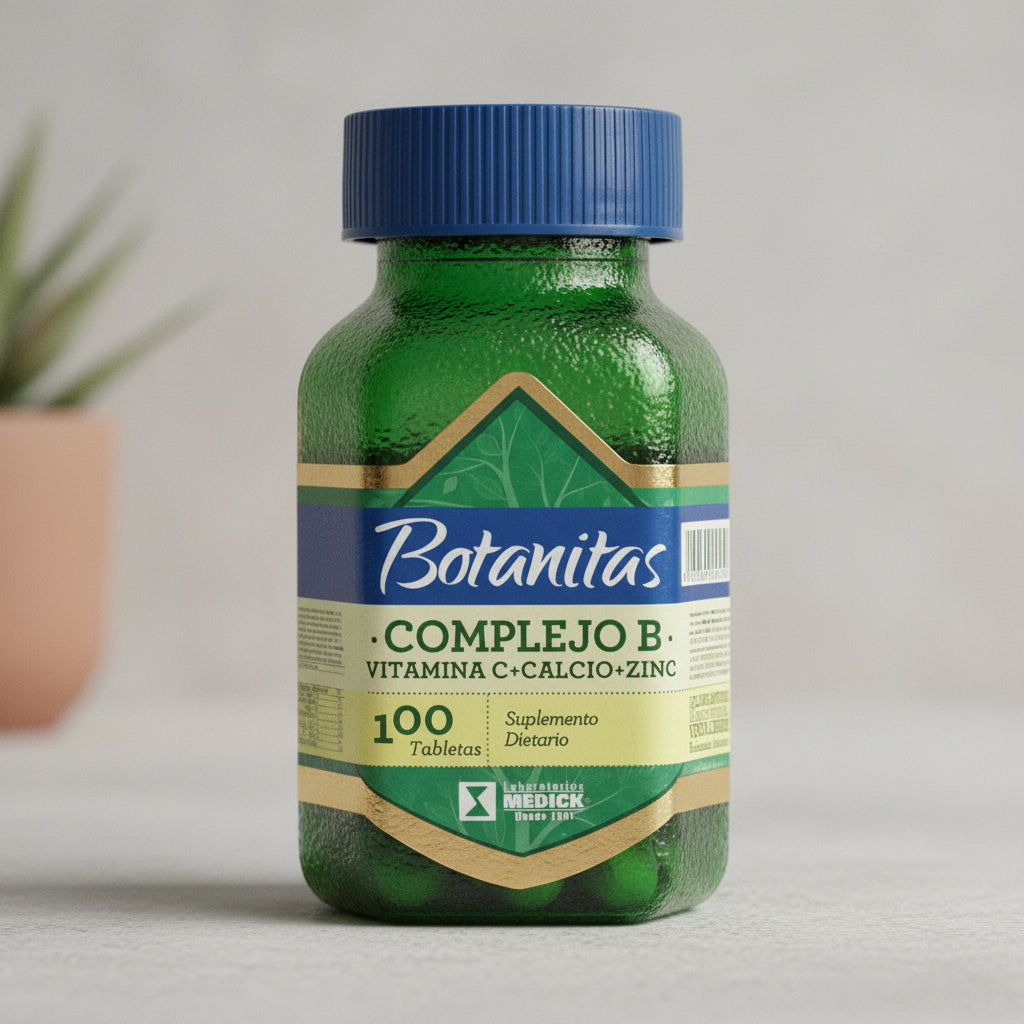 Complejo B Vitamina C Calcio Zi Natural