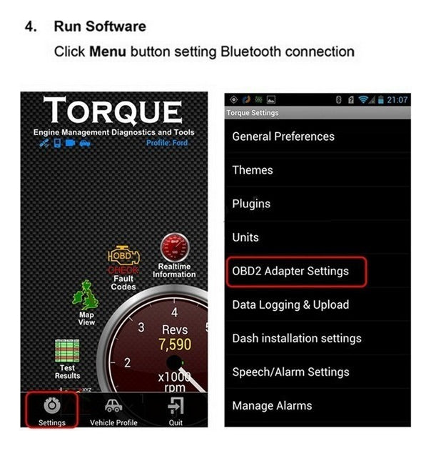Escáner Diagnóstico Elm327 Automático Automotriz Bluetooth