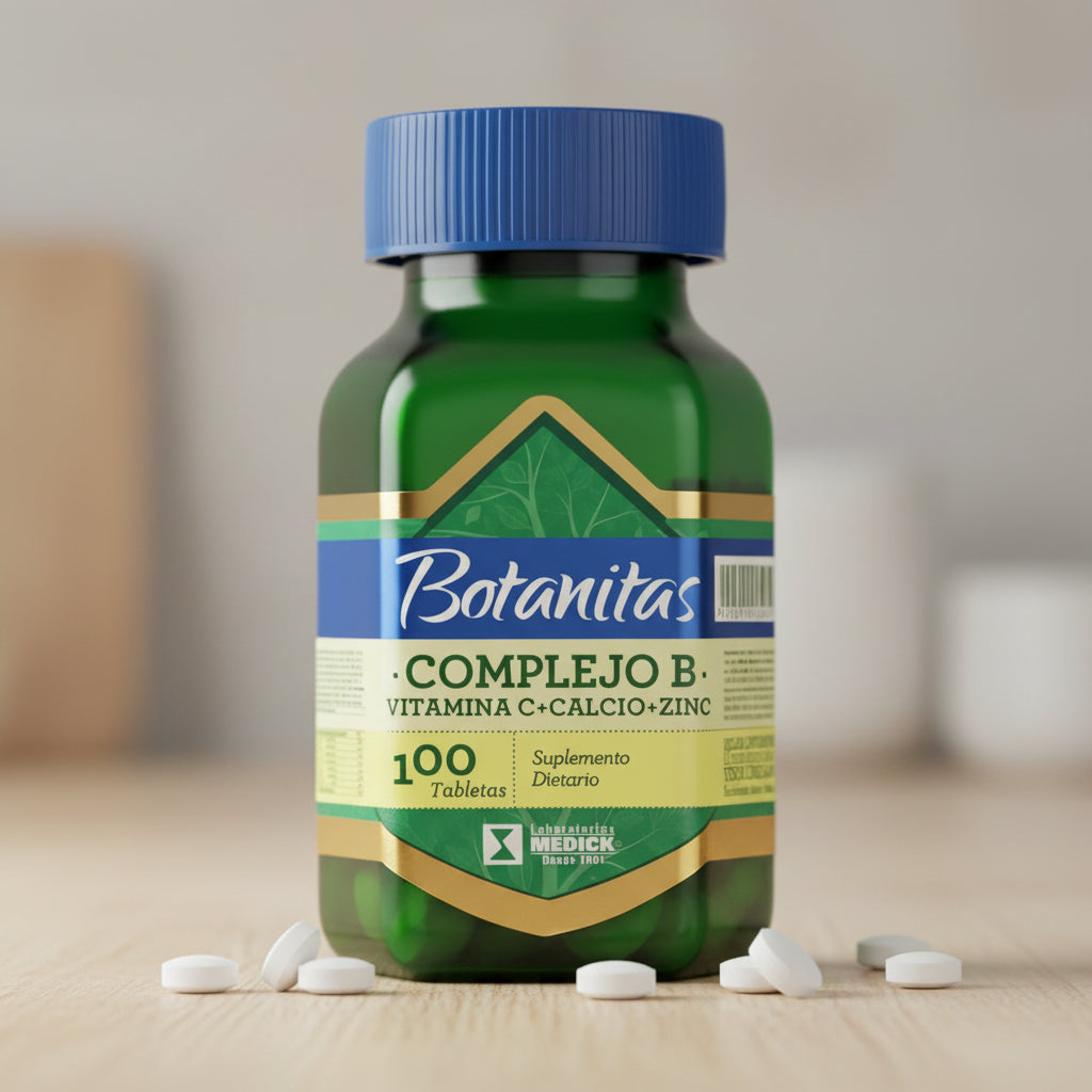 Complejo B Vitamina C Calcio Zi Natural