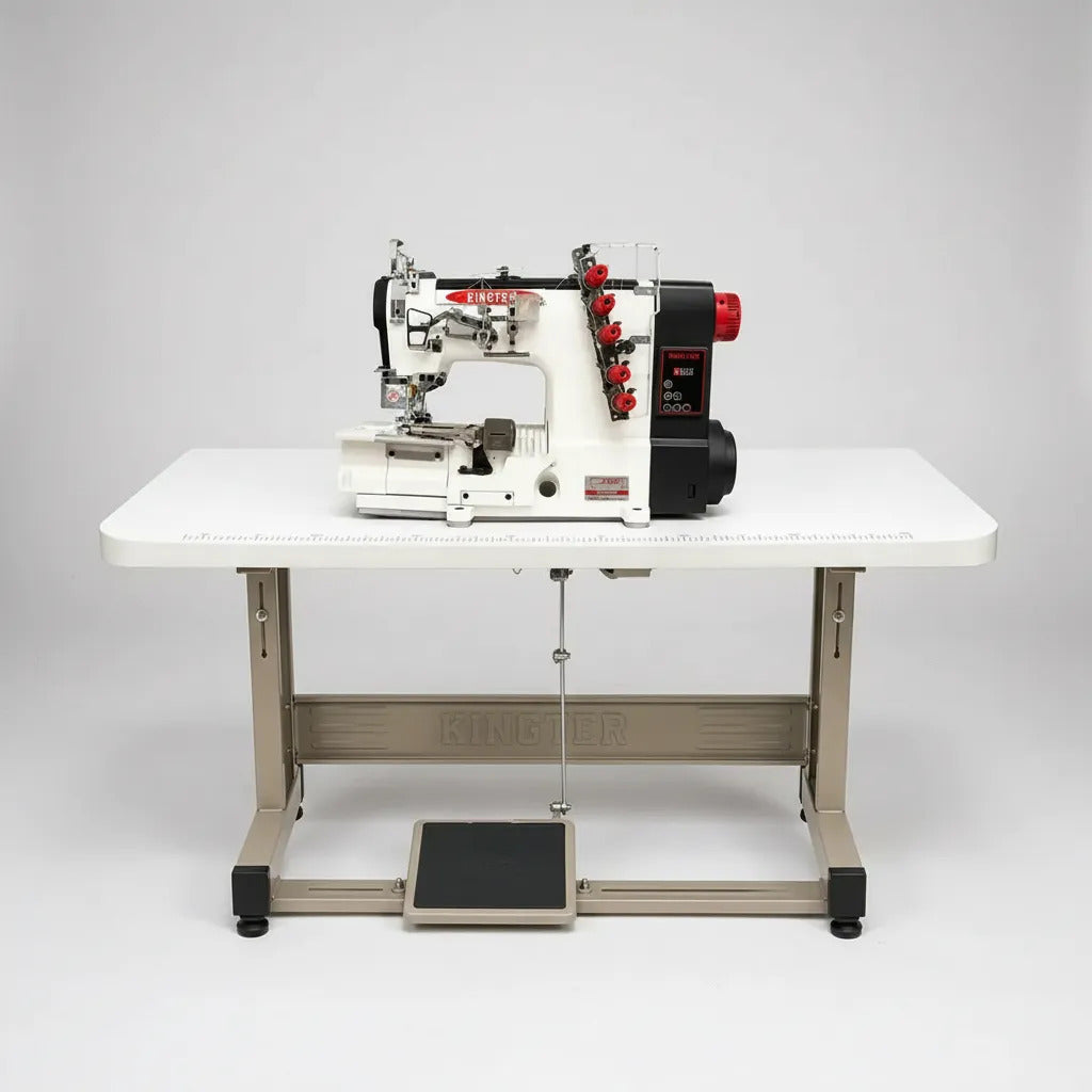 Máquina De Coser Collarín Recubridora Kingter Kt-500-02ddi