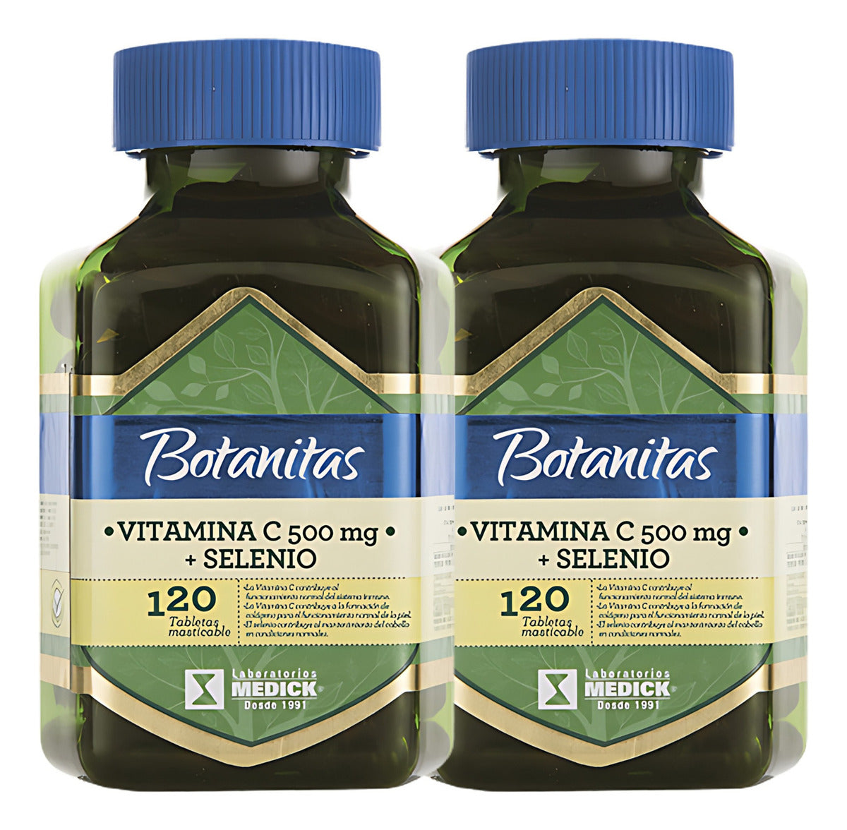 Vitamina C 500mg + Selenio X2 Natural