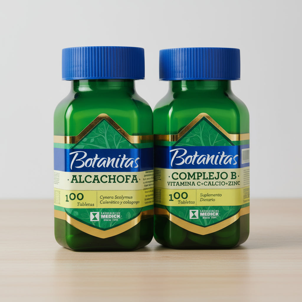 Suplemento Alcachofa Botanitas +complejo B Natural