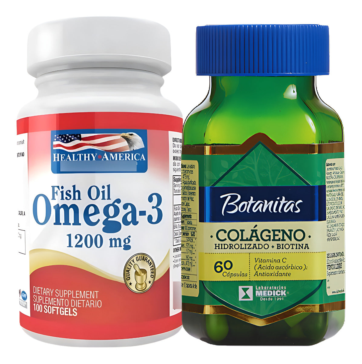 Omega 3 Healthy America Y Colageno Natural