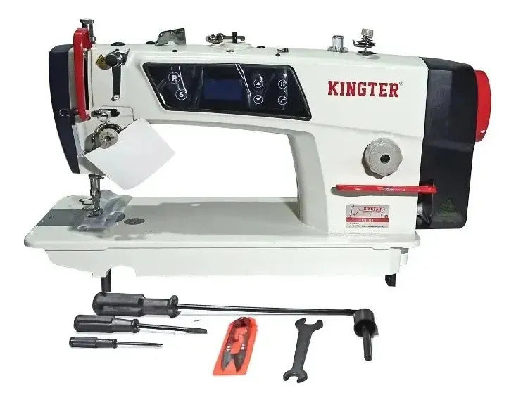 Maquina De Coser Industrial Plana Mecatrónica Kingter Kt D3a