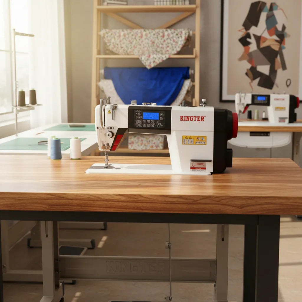 Máquina De Coser Plana Electrónica Kingter Kt-d7-4r