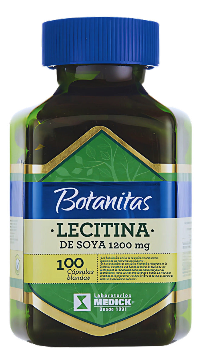 Lecitina De Soya 1200mg + Vitamina E Natural